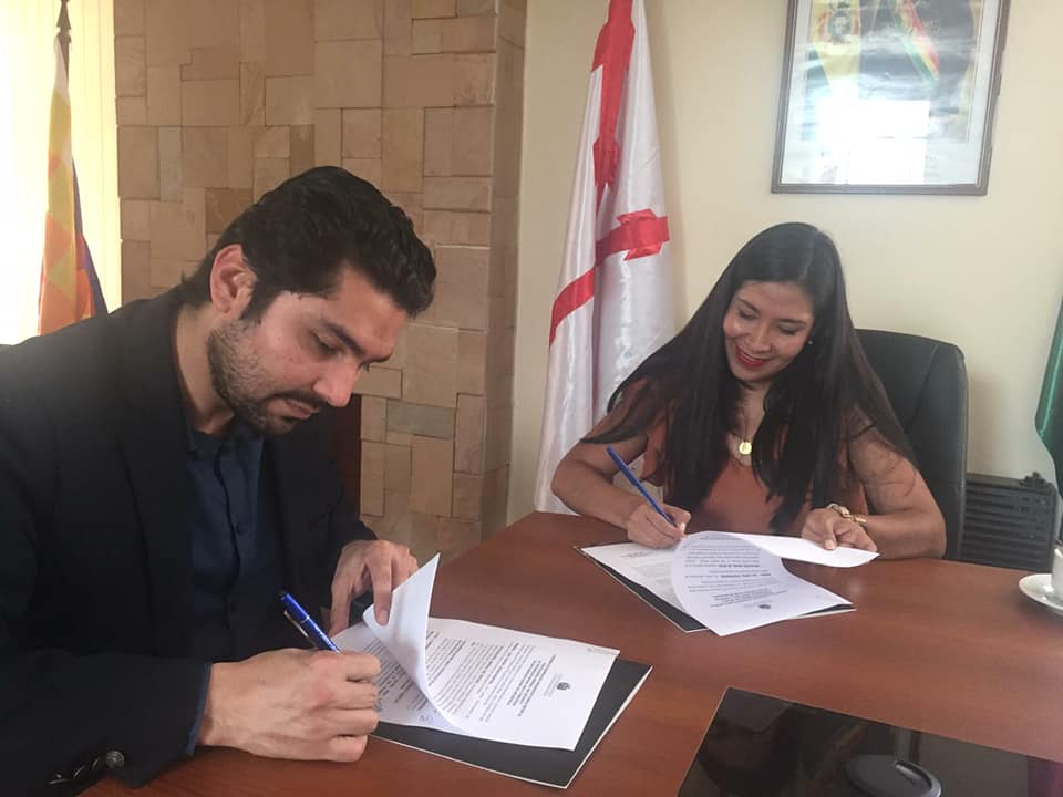 Sesiones CIDH: Procurador Menacho firma convenios de cooperación interinstitucional con universidades chuquisaqueñas