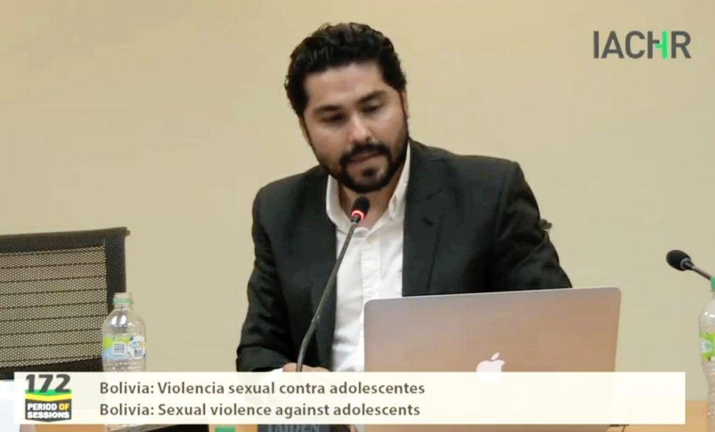 CIDH reconoce que Bolivia está en el camino correcto en la lucha contra la violencia sexual