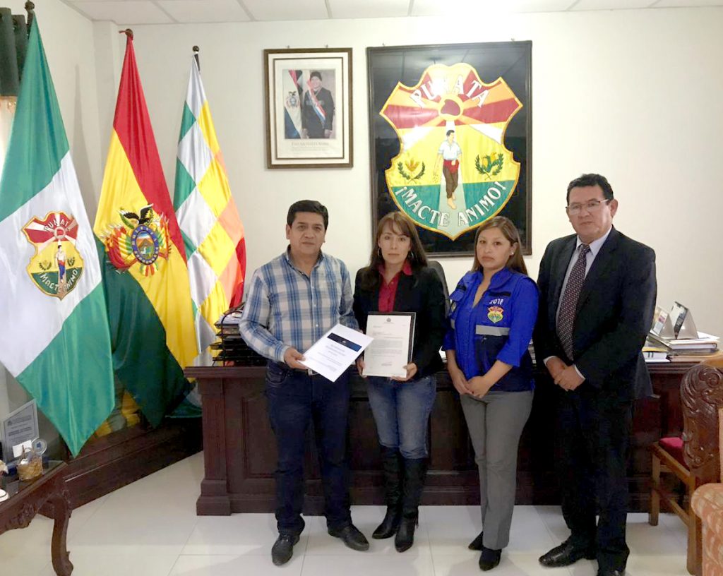 En Cochabamba, la Procuraduría General del Estado entregó la Recomendación Procuradurial al Gobierno Autónomo Municipal de Punata para mejorar su gestión jurídica