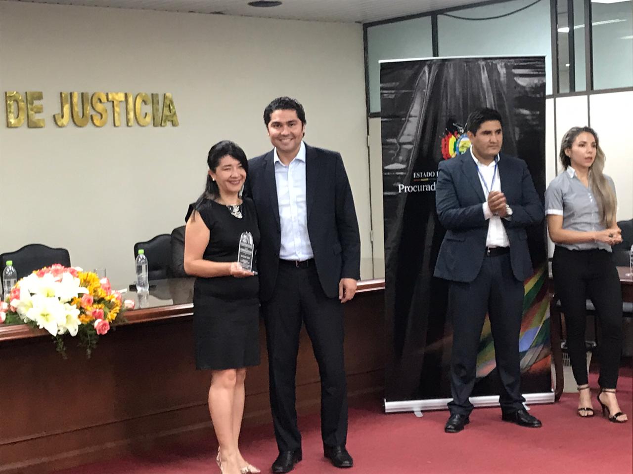 La Procuraduría General del Estado inicia la entrega del Reconocimiento Procuradurial “Dr. Rodolfo Joaquín Illánes Alvarado” en Santa Cruz