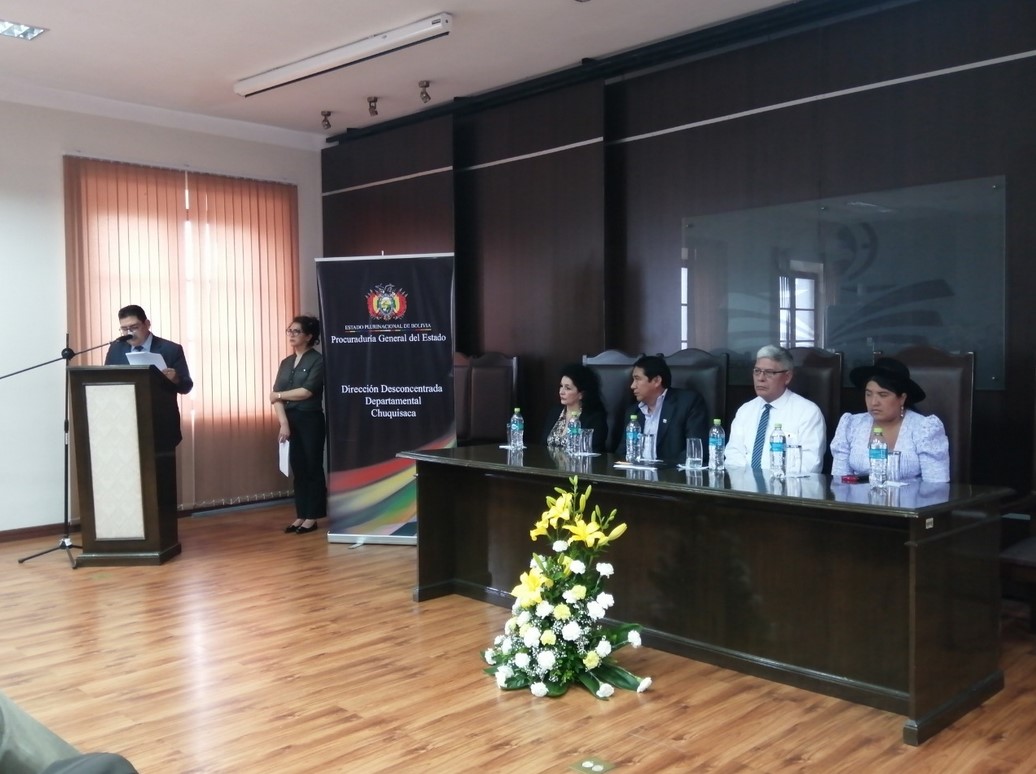 La Procuraduría General del Estado entrega el Reconocimiento Procuradurial “Dr. Rodolfo Joaquín Illanes Alvarado” en Sucre