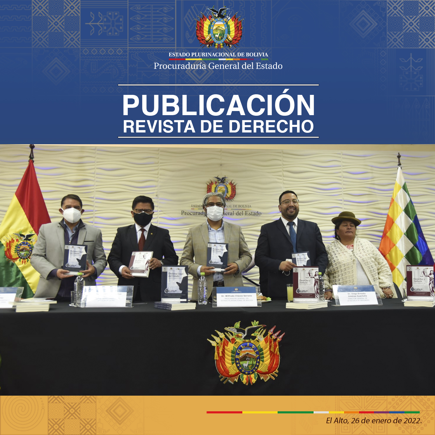“Revista de Derecho” Procuraduría presenta dos libros en defensa legal del Estado.