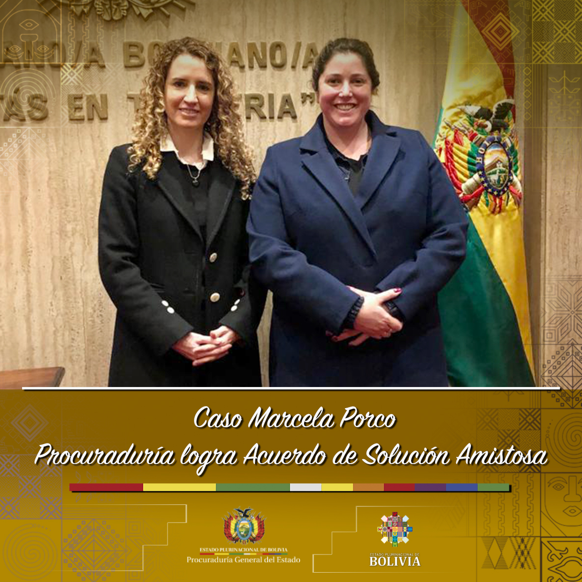 Caso Marcela Porco Procuraduría logra Acuerdo de Solución Amistosa