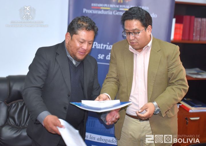 Posesión del Director Departamental de La Paz de la Procuraduría General del Estado