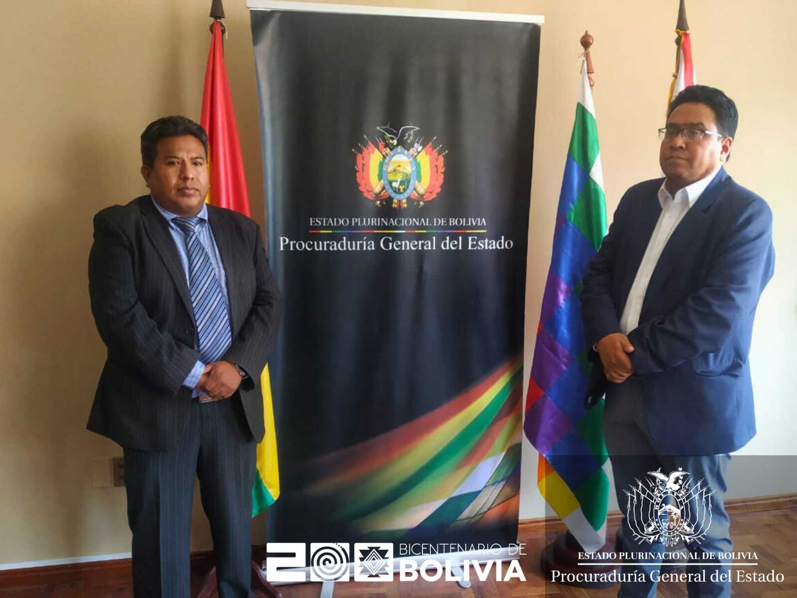 Posesión del Director Departamental de Chuquisaca de la Procuraduría General del Estado