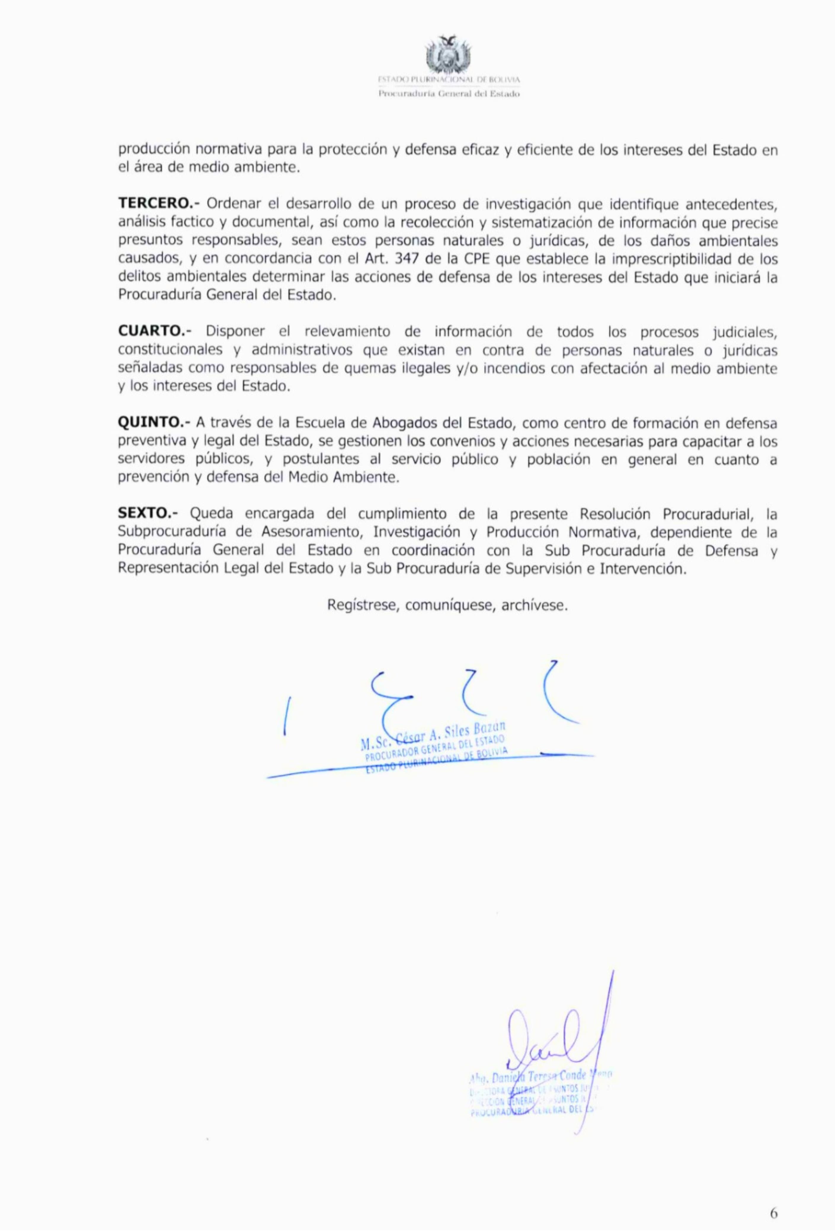 RESOLUCIÓN PROCURADURIAL N° 126/2023