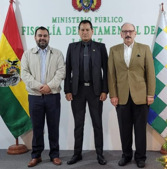 PROCURADOR GENERAL DEL ESTADO Y FISCAL DEPARTAMENTAL DE LA PAZ COORDINAN ACCIONES DE DEFENSA Y RECUPERACIÓN DE BIENES PÚBLICOS EN FAVOR DEL ESTADO
